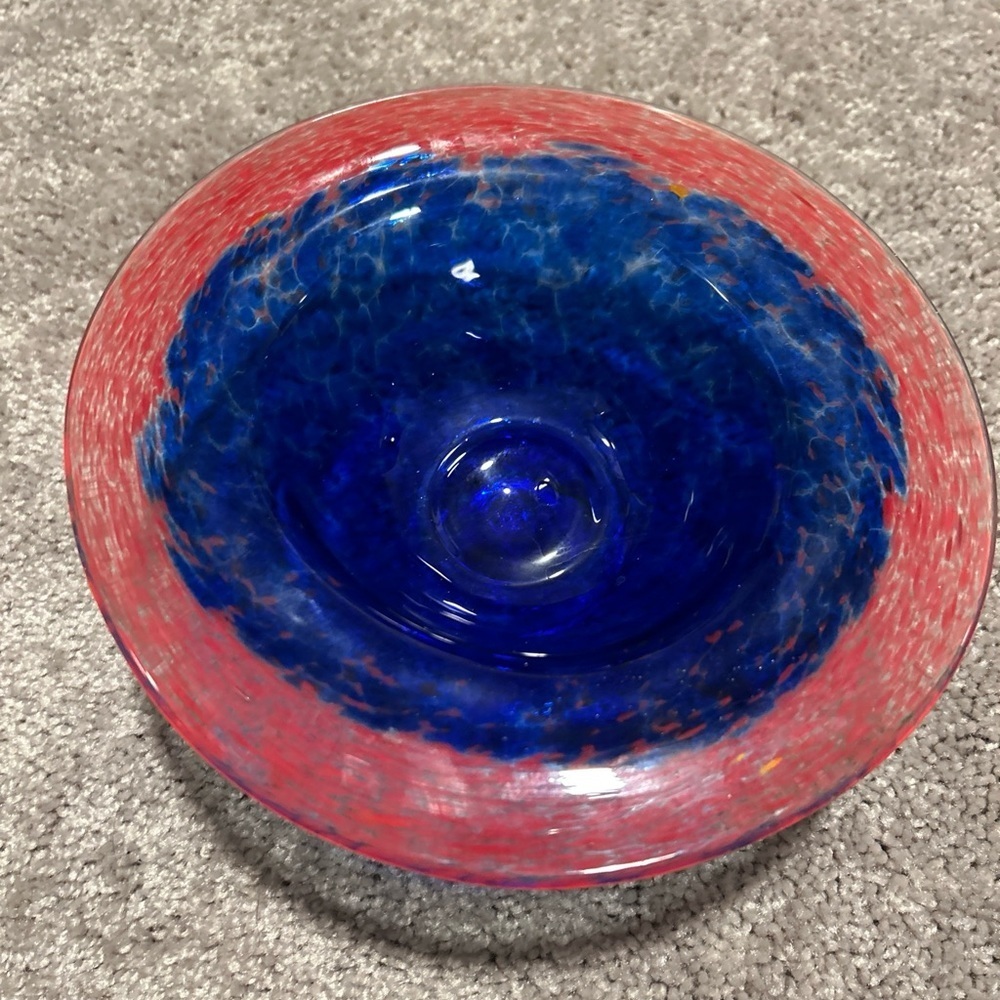 Bagi Art Studio Glass Pedestal Bowl